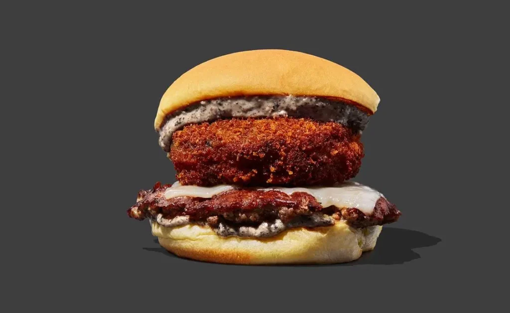 black truffle shack stack burger