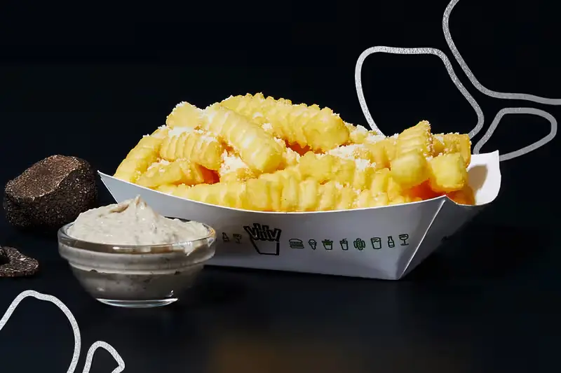 black truffle parmesan fries