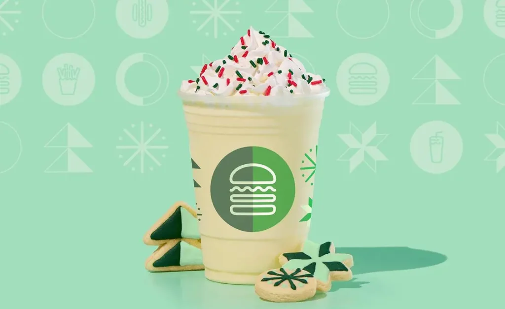 Christmas cookie shake